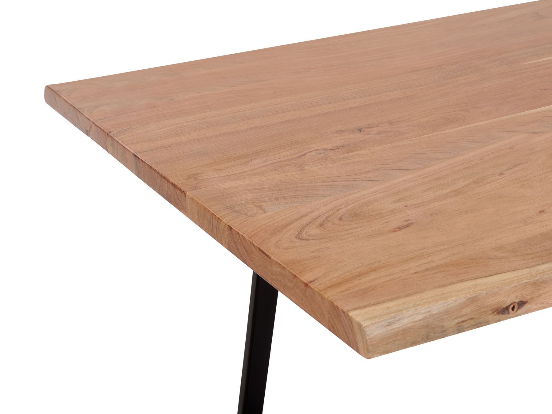 Dining Table JAIPUR Light Brown 180 cm 90 cm Acacia Wood