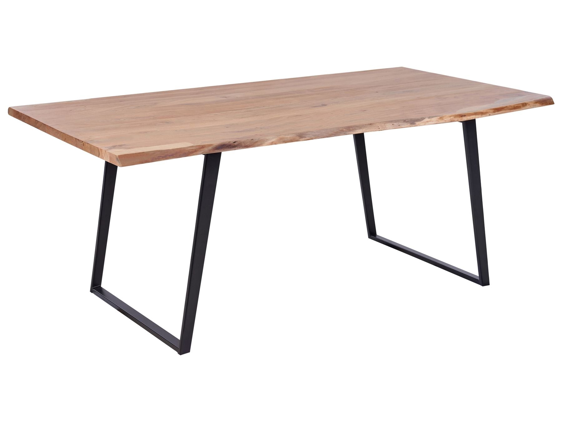 Dining Table JAIPUR Light Brown 200 cm 100 cm Acacia Wood