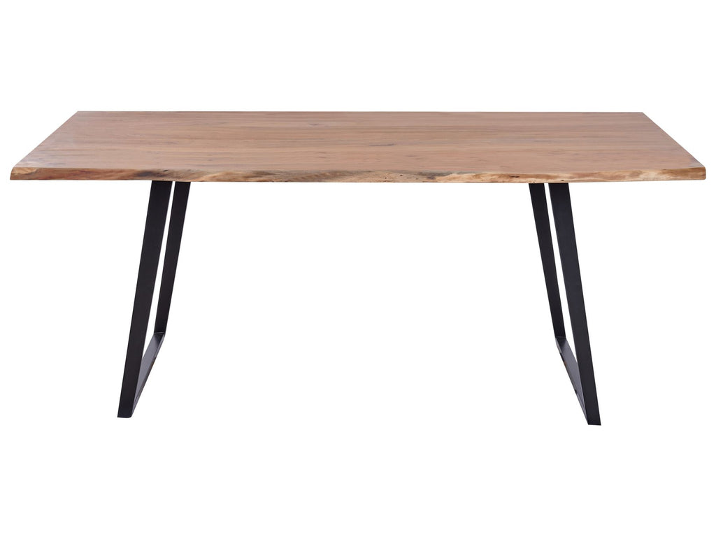 Dining Table JAIPUR Light Brown 200 cm 100 cm Acacia Wood