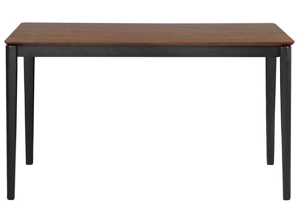 Dining Table CEDAR Dark Walnut 135 cm 80 cm