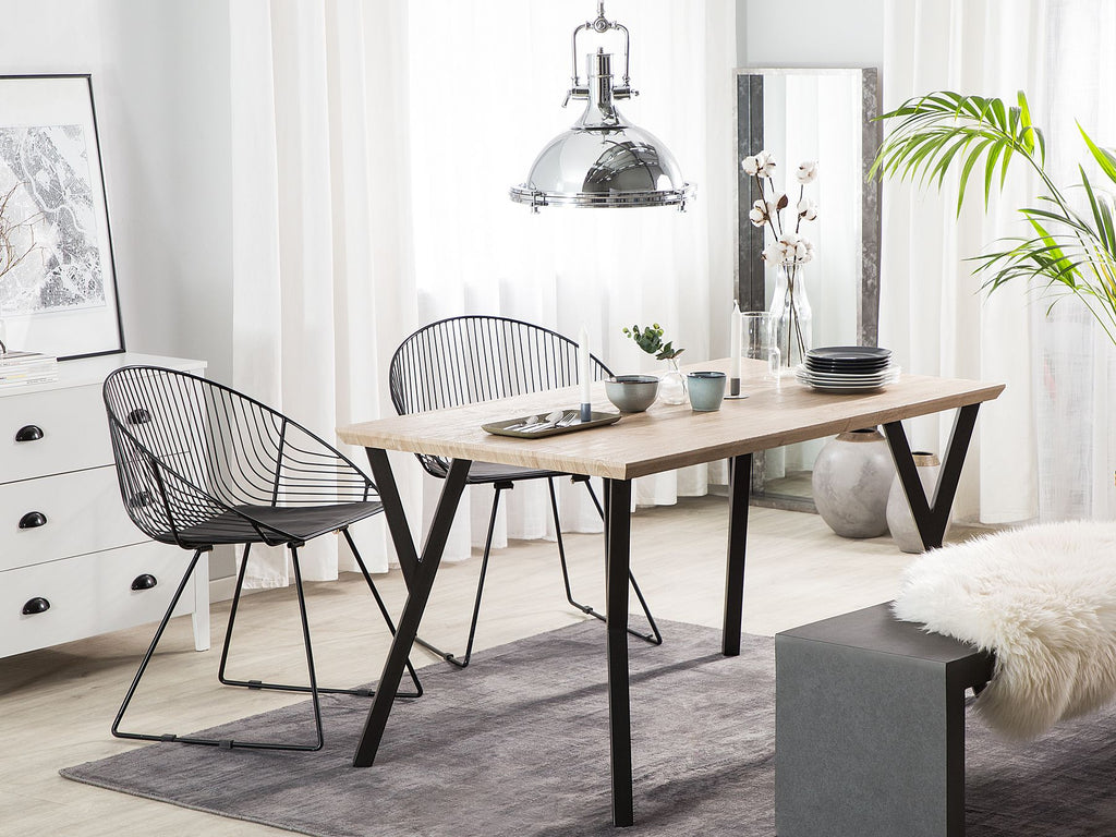 Dining Table BRAVO Light Brown 140 cm 80 cm