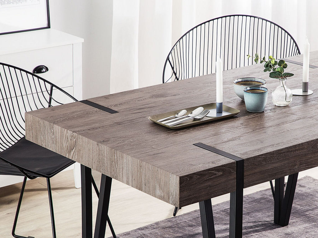 Dining Table ADENA Brown 150 cm 90 cm