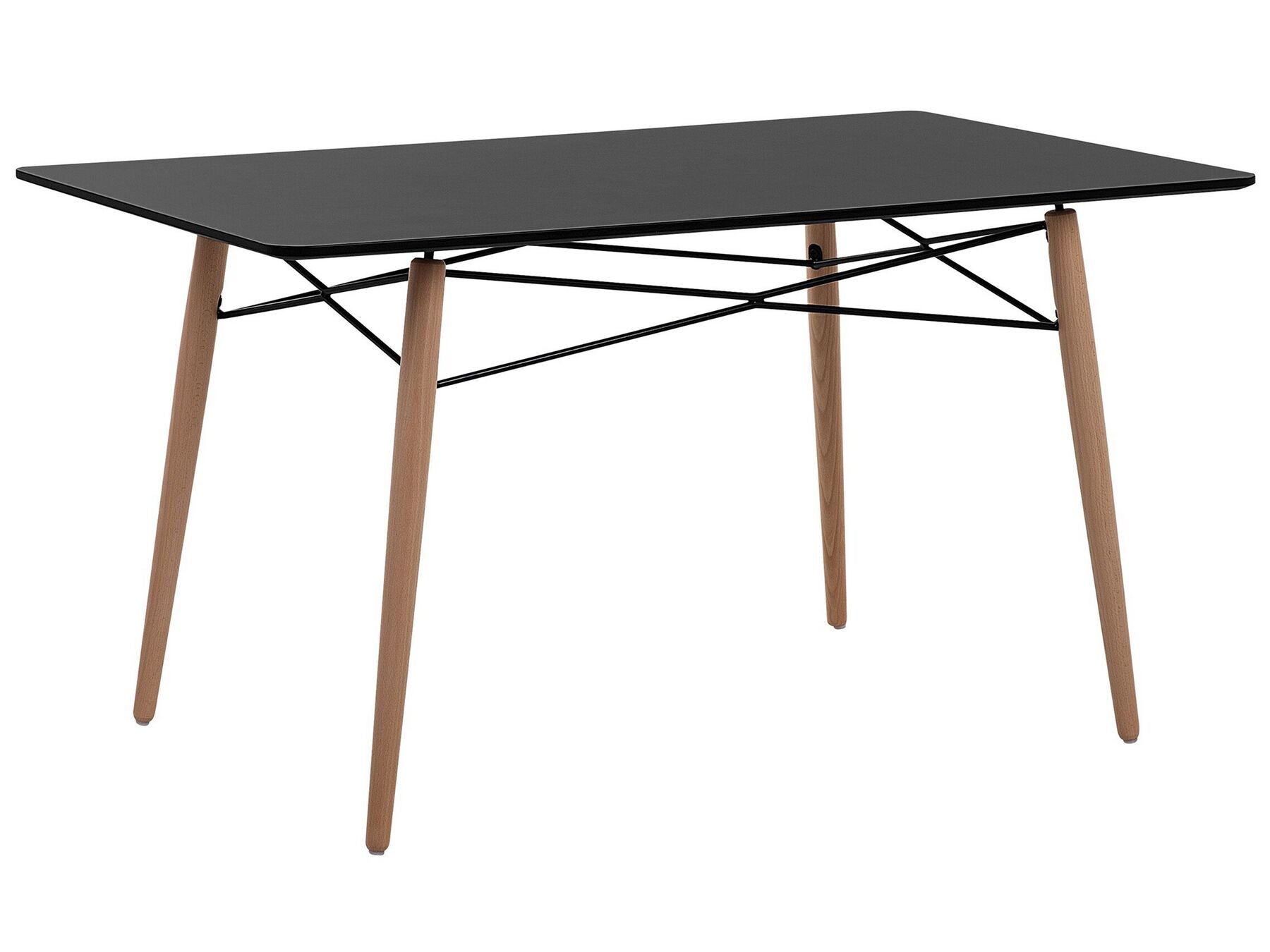 Dining Table BIONDI Black 140 cm 80 cm