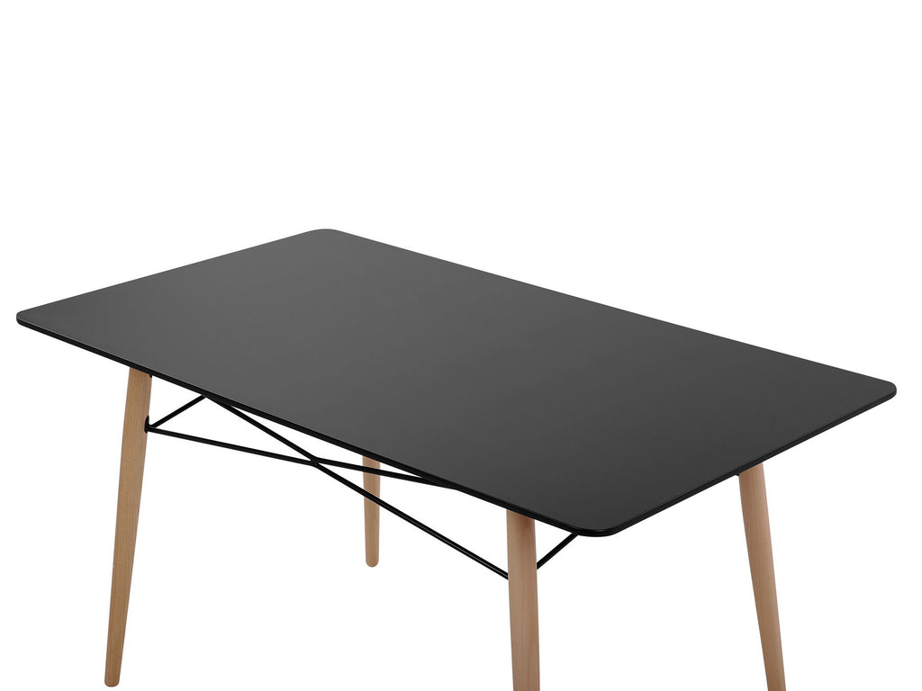 Dining Table BIONDI Black 140 cm 80 cm