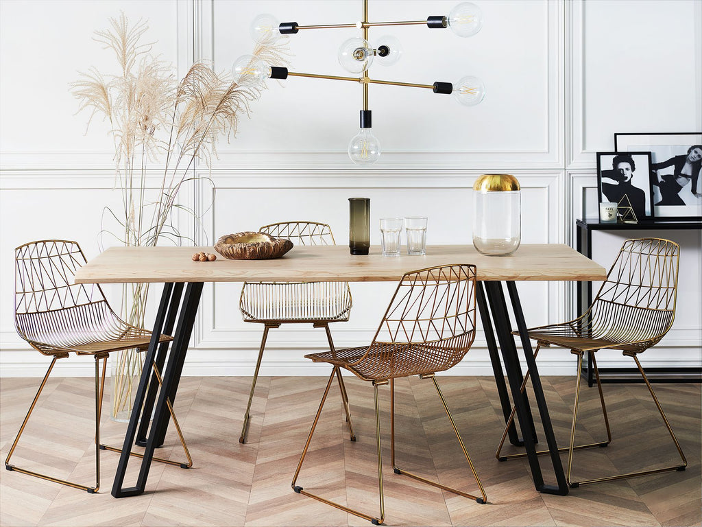 Dining Table GRAHAM Light Brown 180 cm 90 cm
