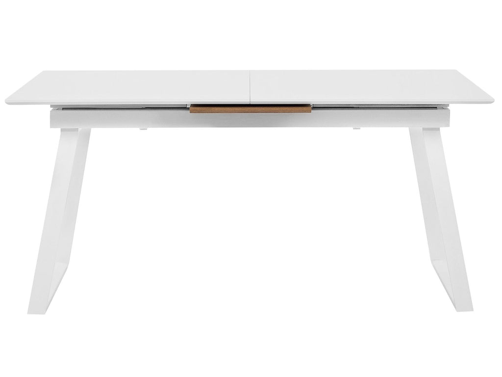 Extending Dining Table KALUNA White 160/200 cm 90 cm
