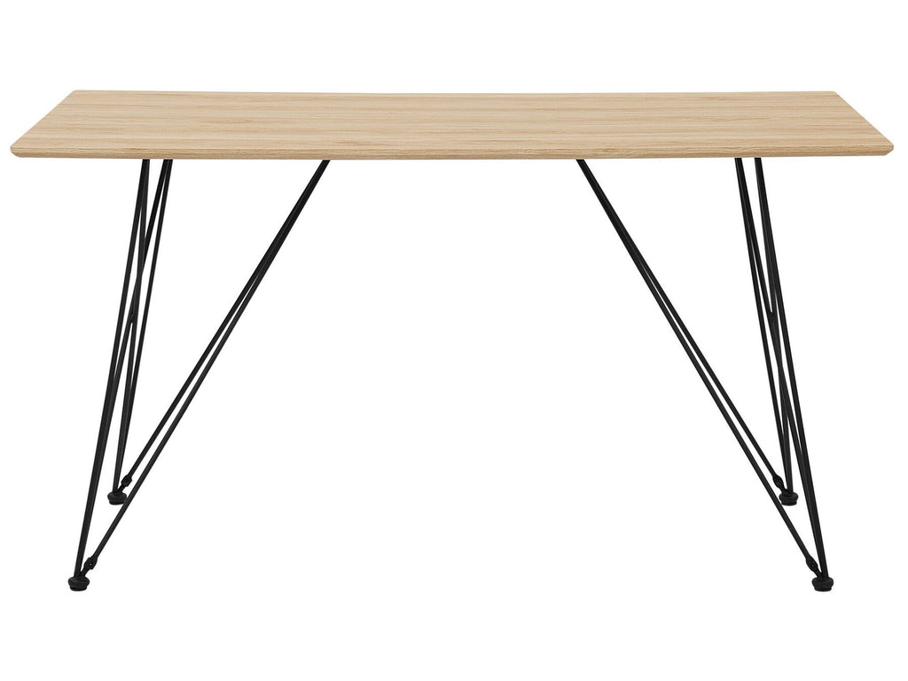 Dining Table KENTON Light Brown 140 cm 80 cm