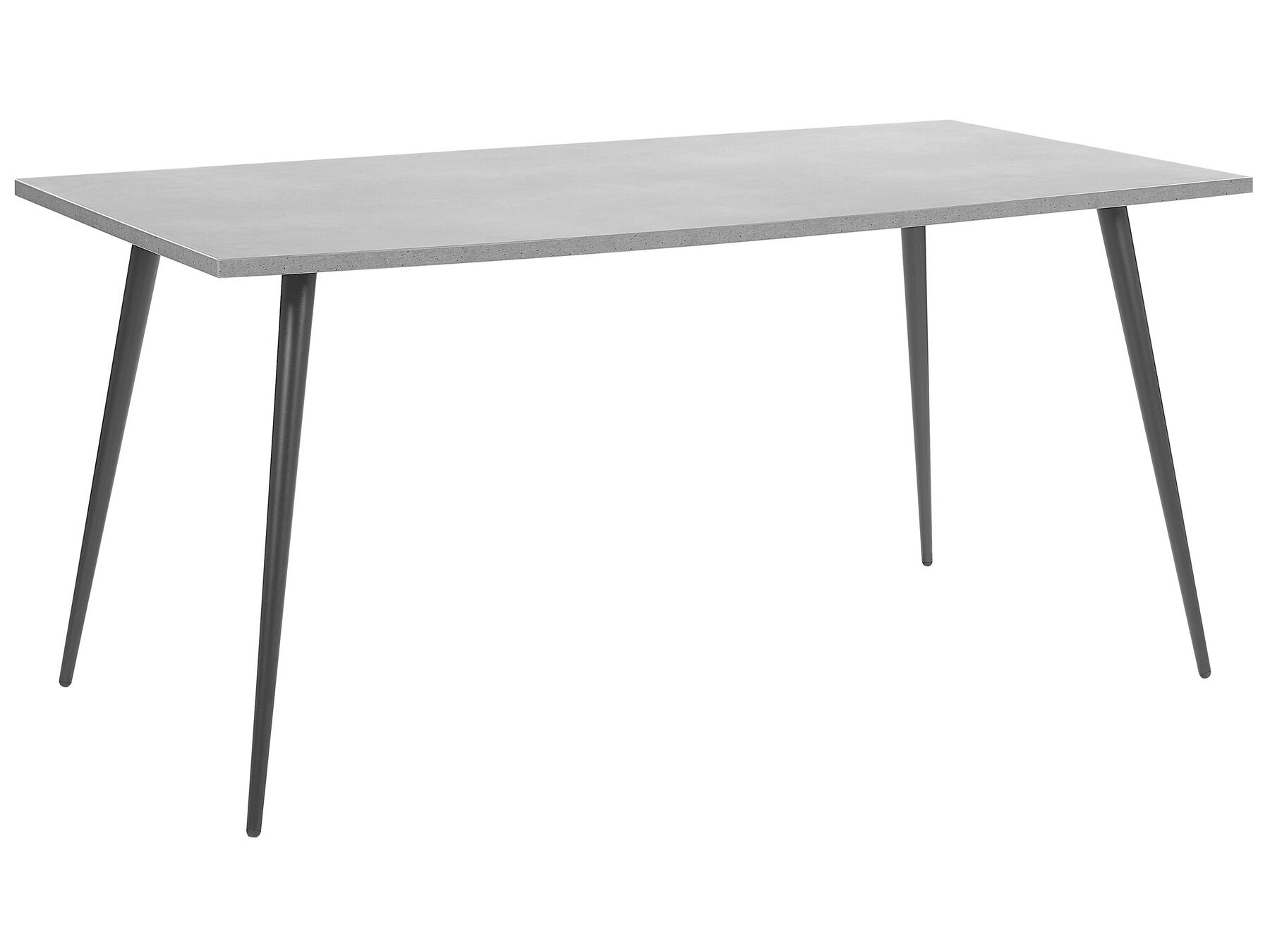 Dining Table SANTIAGO Grey Concrete Effect 160 cm 80 cm