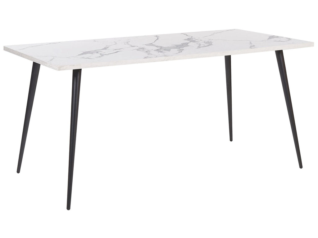 Dining Table SANTIAGO White 160 cm 80 cm