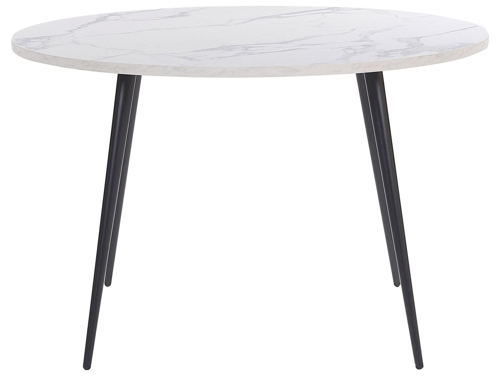 Dining Table ODEON White 120 cm 120 cm