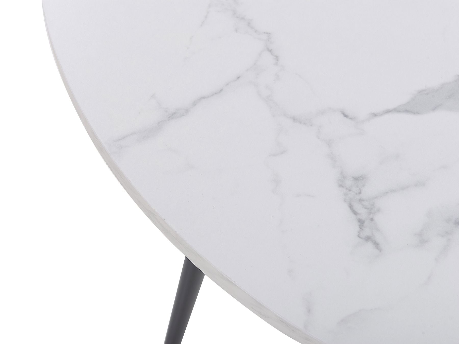 Dining Table ODEON White 120 cm 120 cm