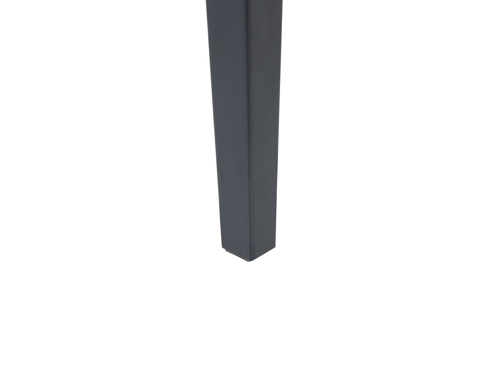 Extending Dining Table NORLEY Black 120/160 cm 80 cm