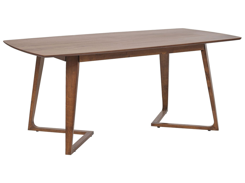 Dining Table HUXTER Dark Walnut 180 cm 90 cm