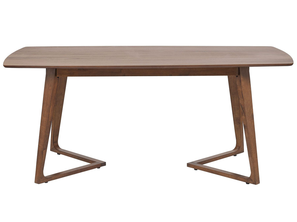 Dining Table HUXTER Dark Walnut 180 cm 90 cm