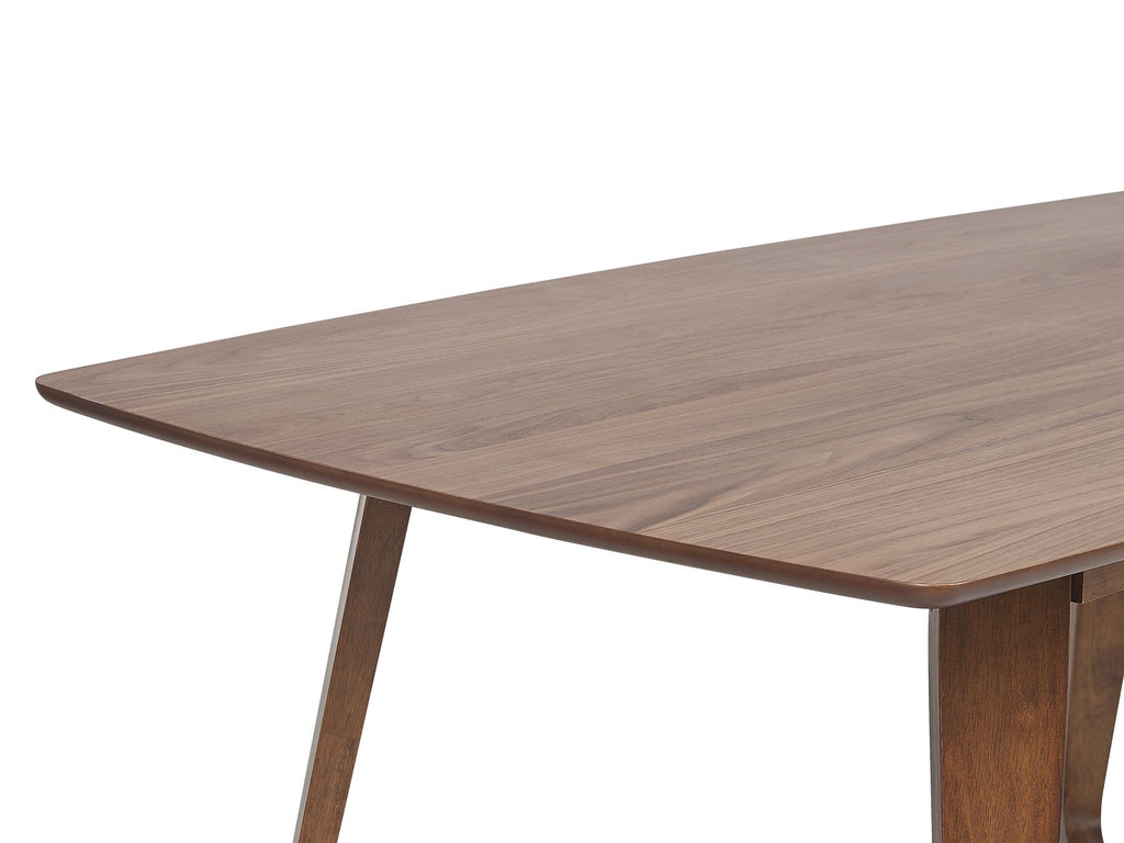 Dining Table HUXTER Dark Walnut 180 cm 90 cm