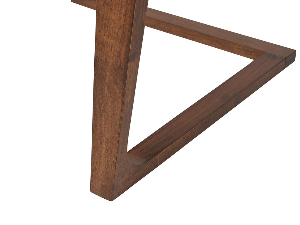 Dining Table HUXTER Dark Walnut 180 cm 90 cm