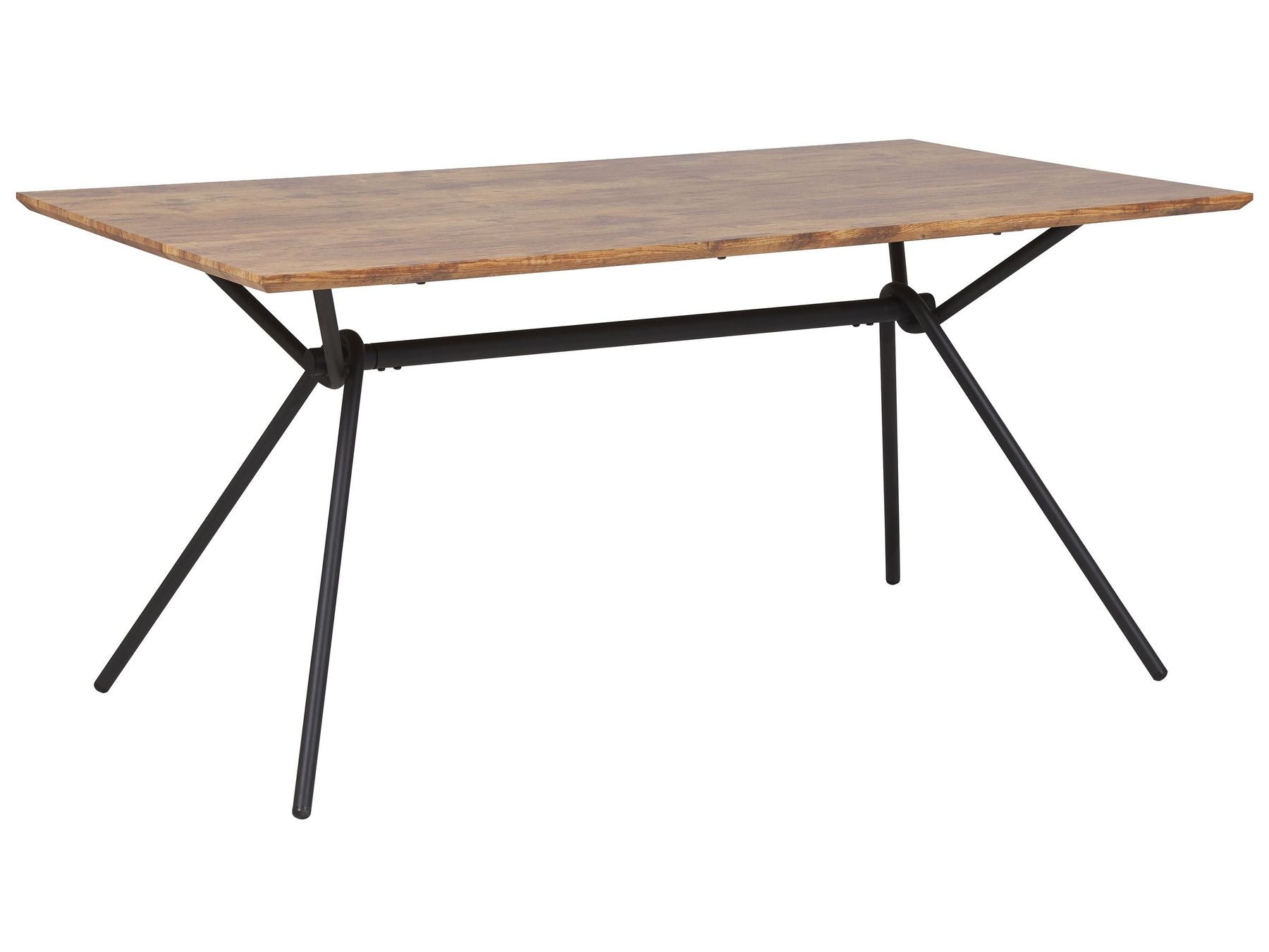 Dining Table AMSTERDAM Dark Brown 160 cm 90 cm