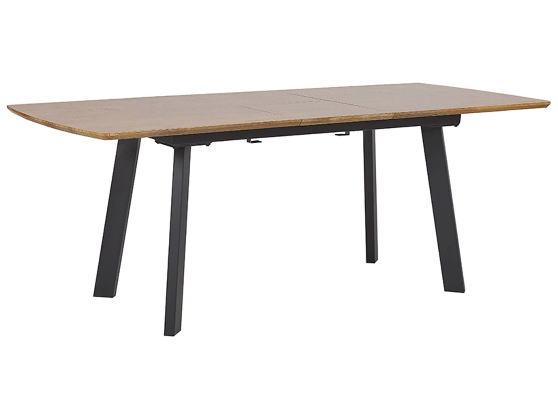 Extending Dining Table SALVADOR Dark Brown 160/200 cm 90 cm