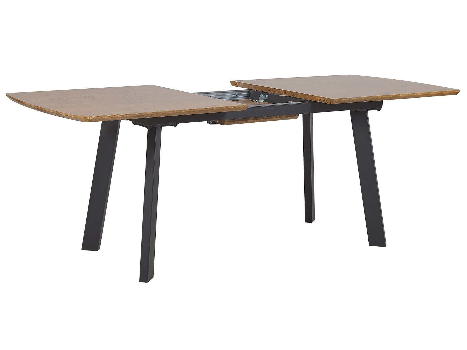 Extending Dining Table SALVADOR Dark Brown 160/200 cm 90 cm