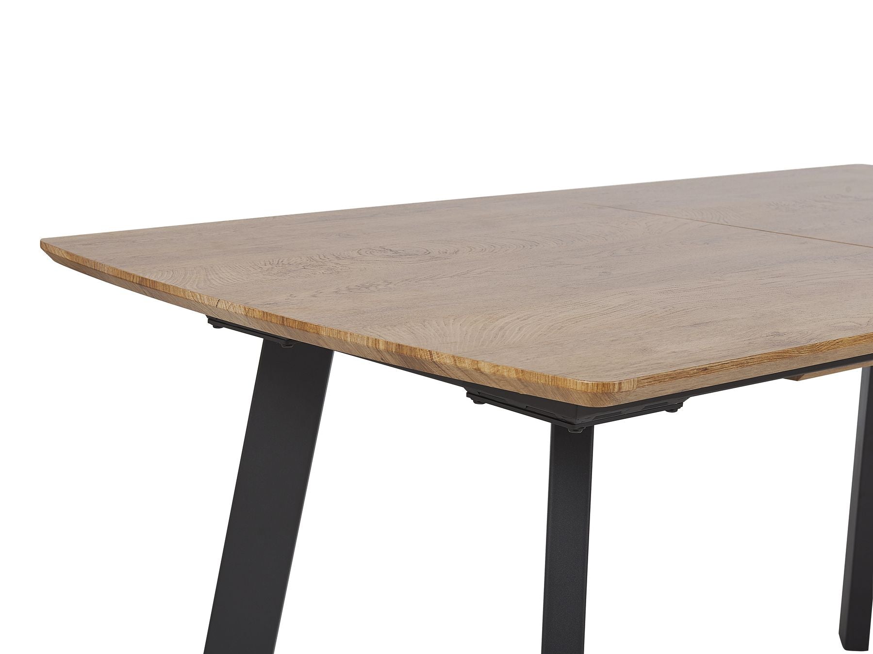 Extending Dining Table SALVADOR Dark Brown 160/200 cm 90 cm