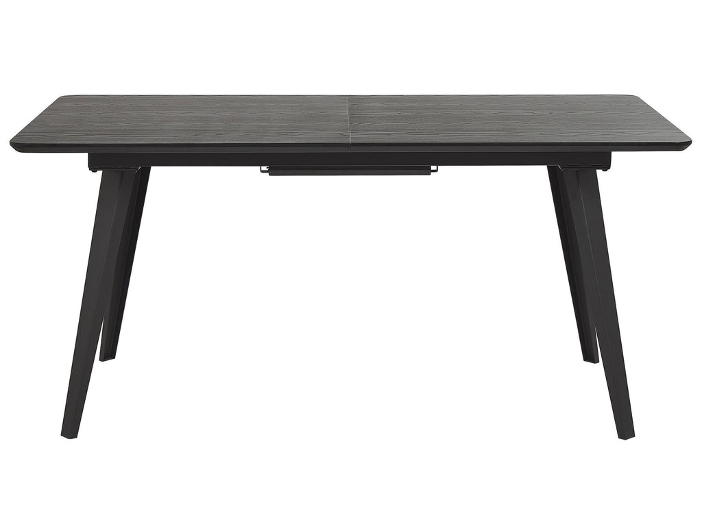 Extending Dining Table IRVINGTON Black 160/200 cm 90 cm