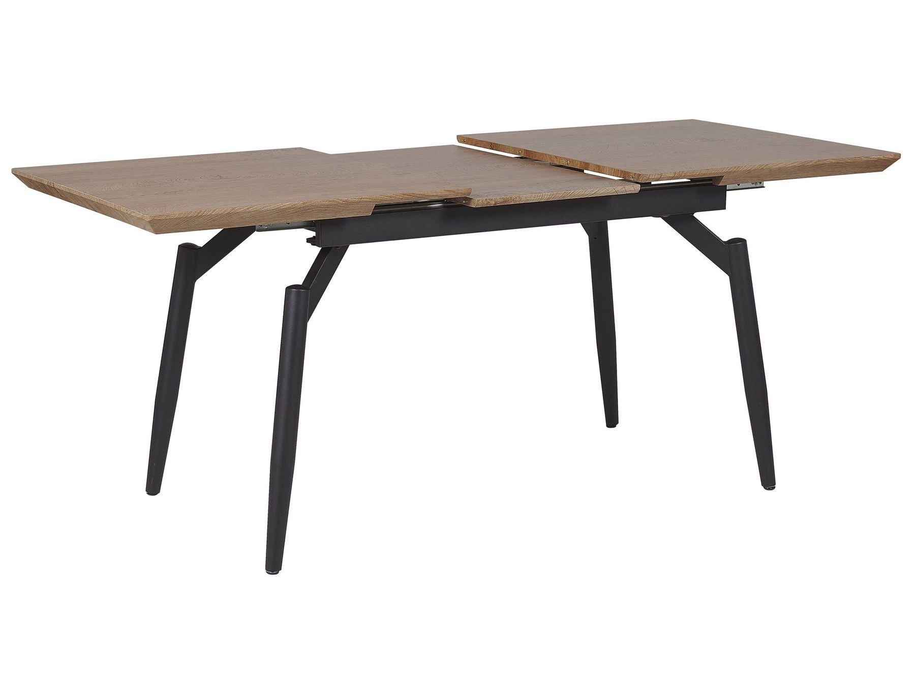 Extending Dining Table BARBOSA Dark Brown 140/180 cm 80 cm