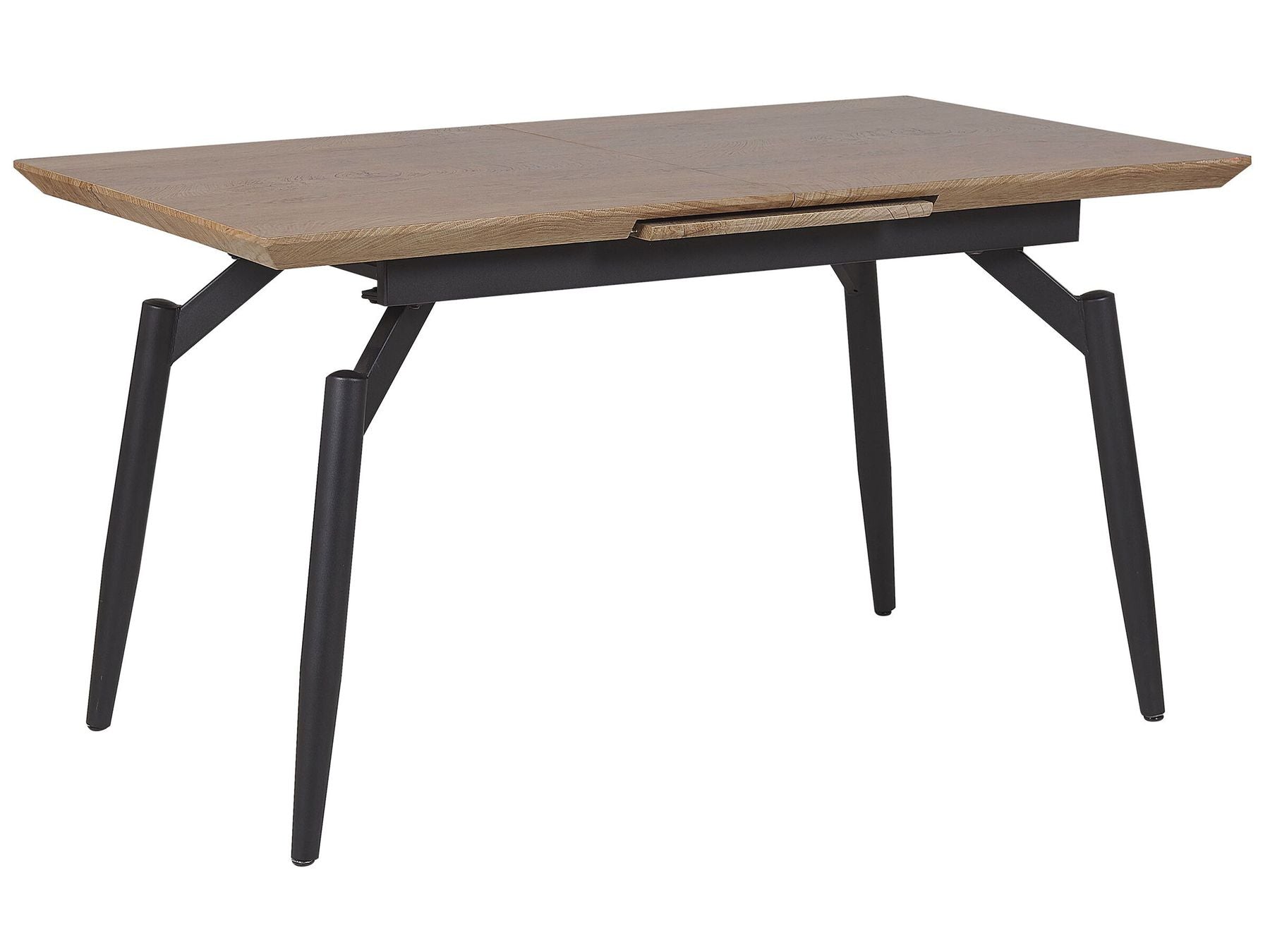 Extending Dining Table BARBOSA Dark Brown 140/180 cm 80 cm
