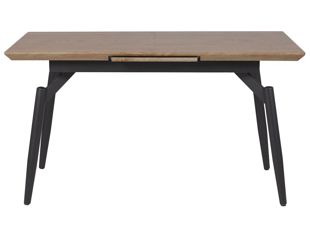 Extending Dining Table BARBOSA Dark Brown 140/180 cm 80 cm