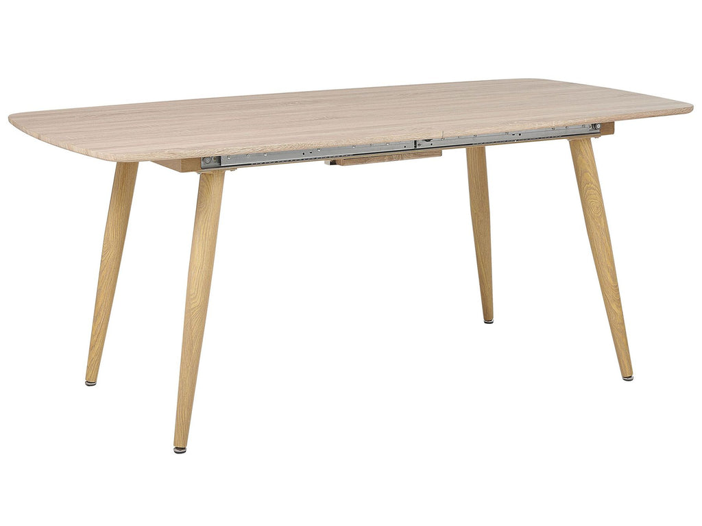 Extending Dining Table HAGA Light Brown 180/210 cm 90 cm