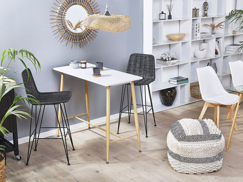 Bar Table CHAVES White 110 cm 50 cm