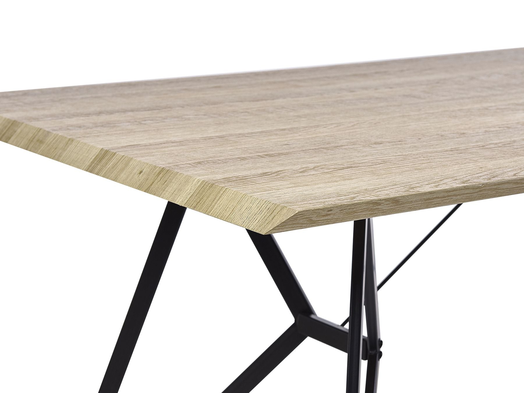 Dining Table BUSCOT Light Brown 160 cm 90 cm