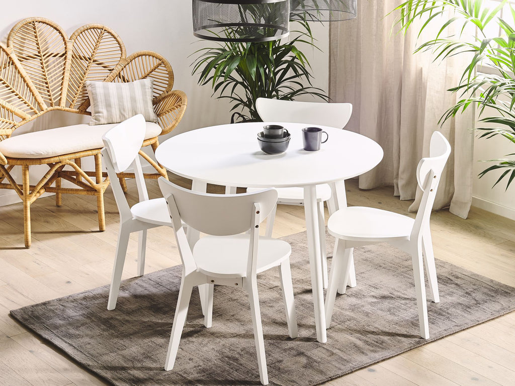 Dining Table ROXBY White 100 cm 100 cm