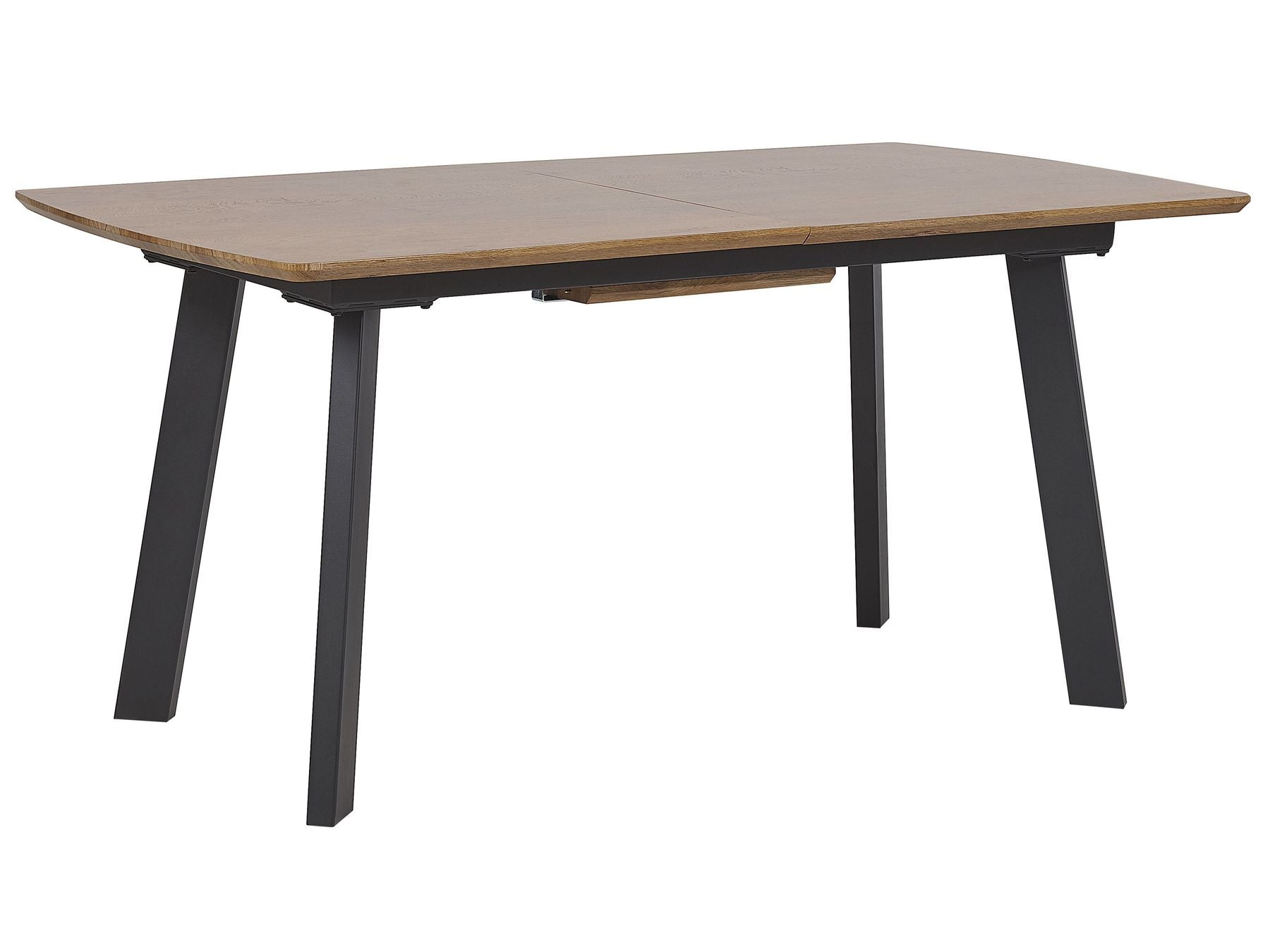 Extending Dining Table SALVADOR Dark Brown 160/200 cm 90 cm
