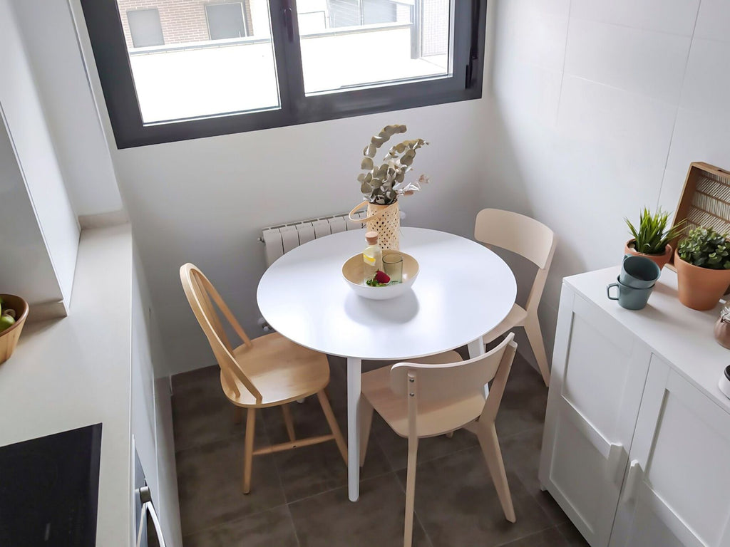 Dining Table ROXBY White 100 cm 100 cm