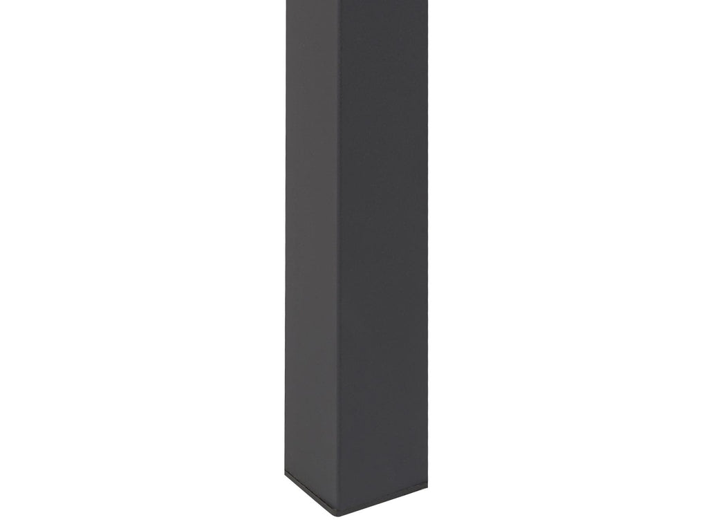 Extending Dining Table GRANADA Black 120/160 cm 80 cm