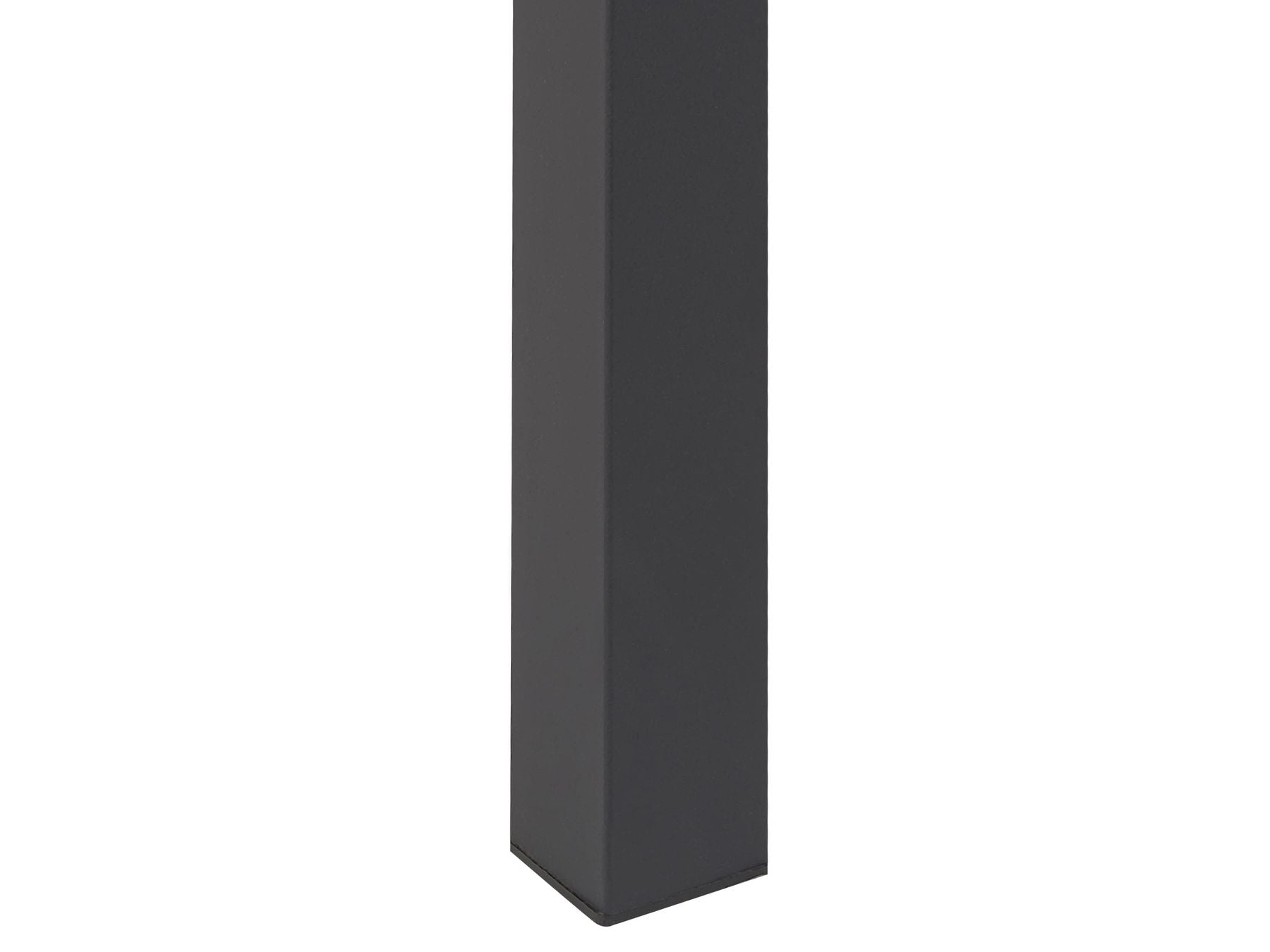 Extending Dining Table GRANADA Black 120/160 cm 80 cm