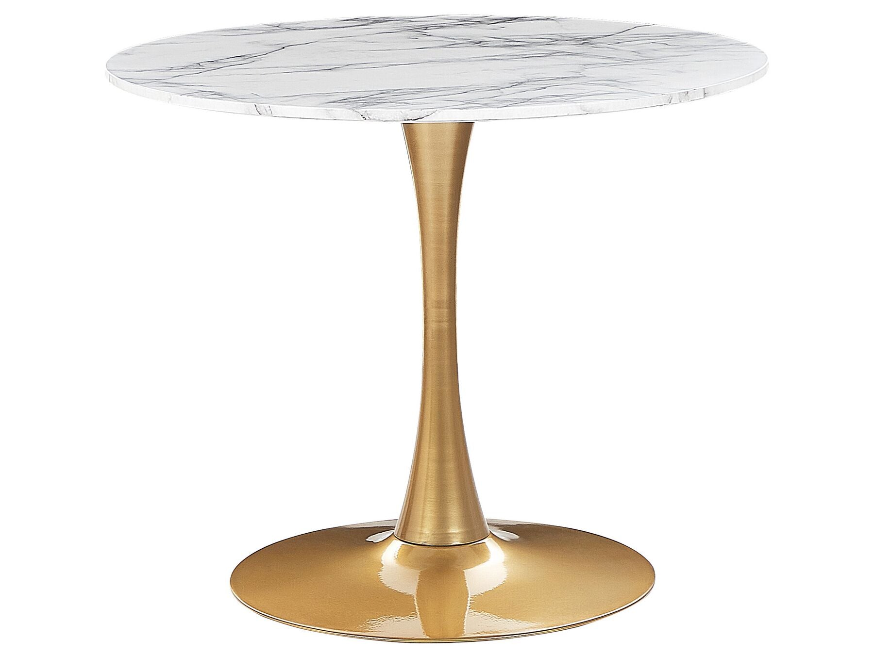 Dining Table BOCA White Marble 90 cm 90 cm
