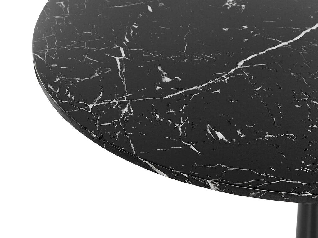 Dining Table BOCA Black Marble 90 cm 90 cm