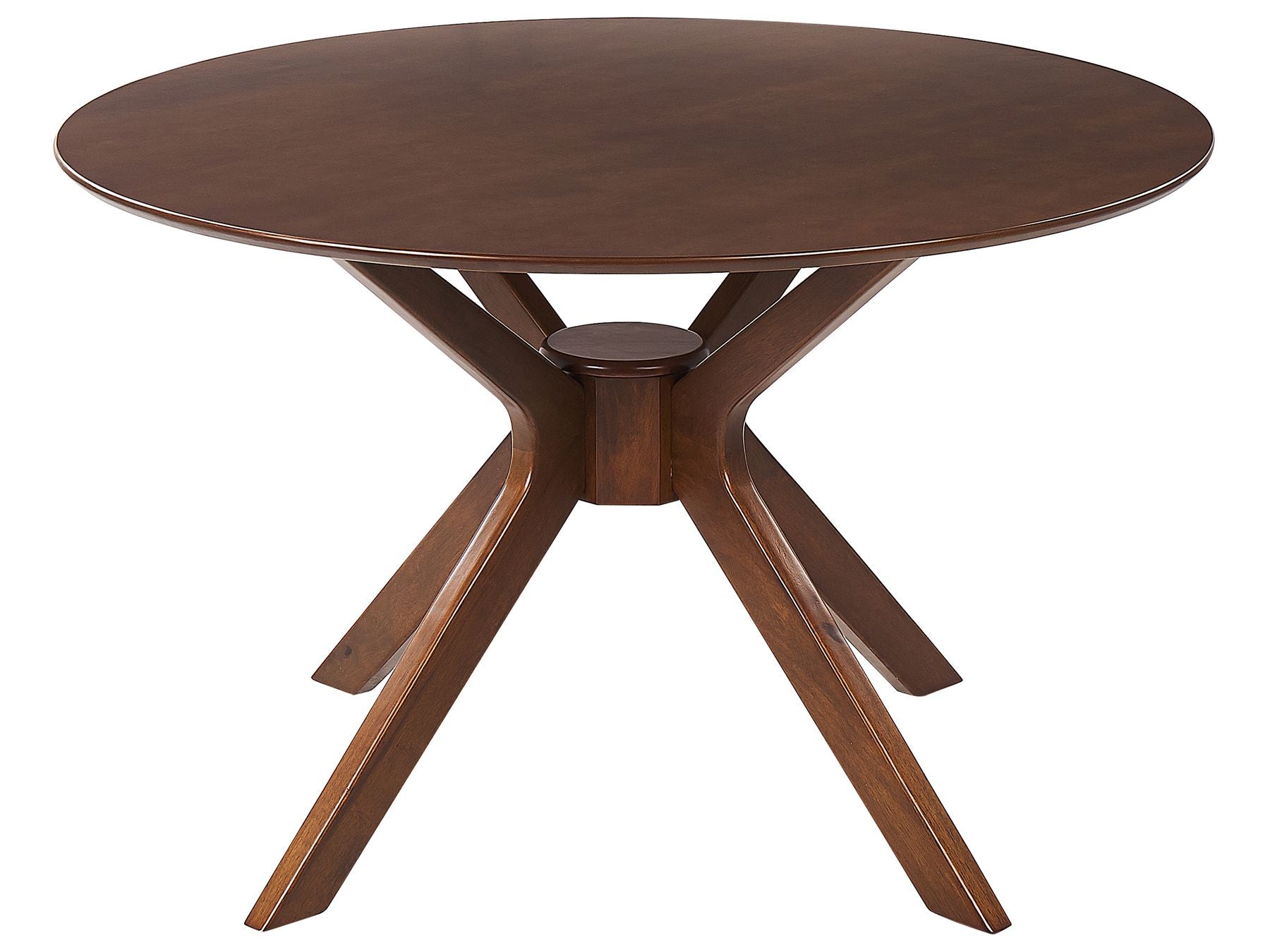 Dining Table TYMIS Dark Mahogany 120 cm 120 cm