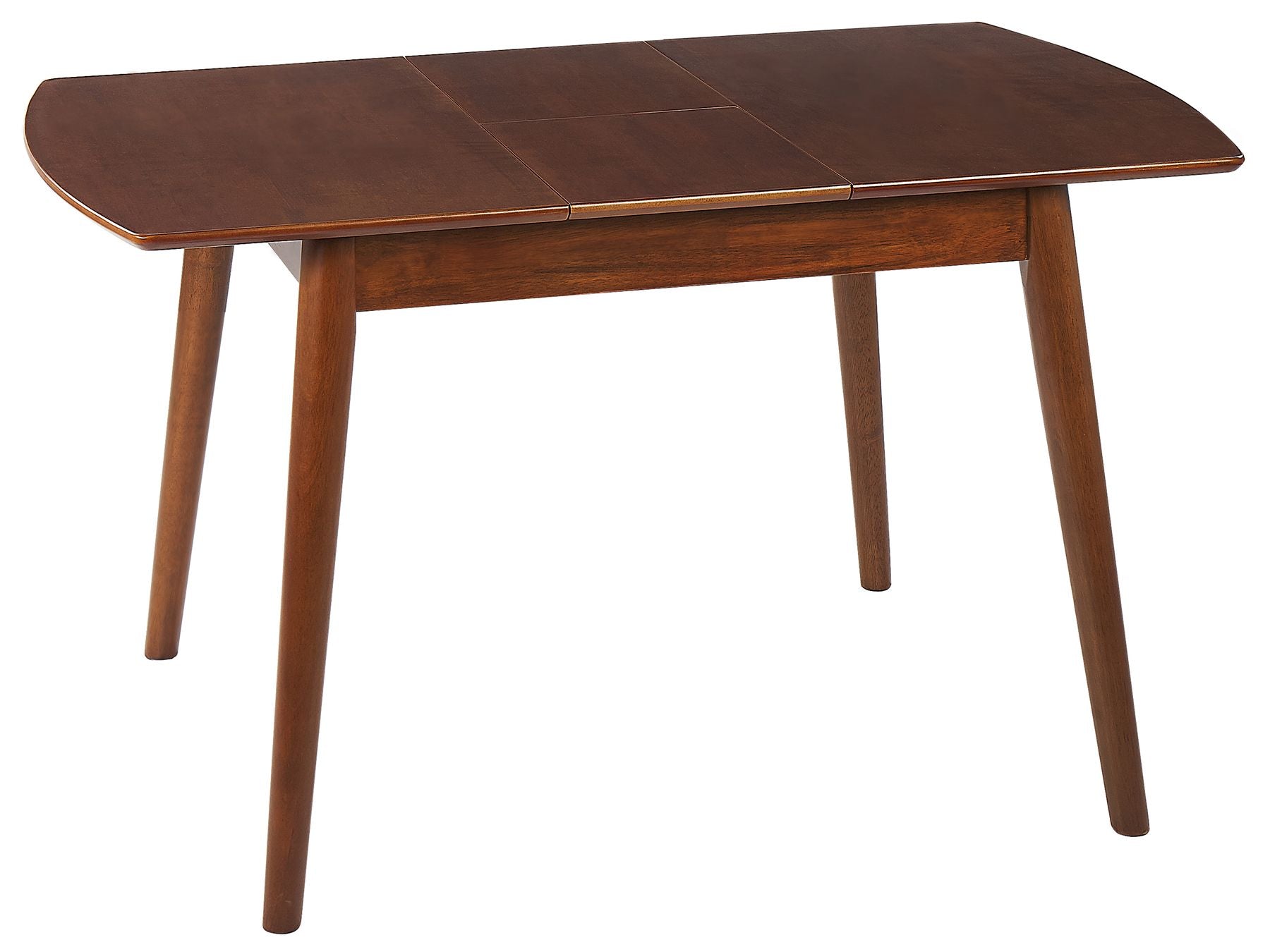 Extending Dining Table TOMS Dark Brown 100/130 cm 80 cm
