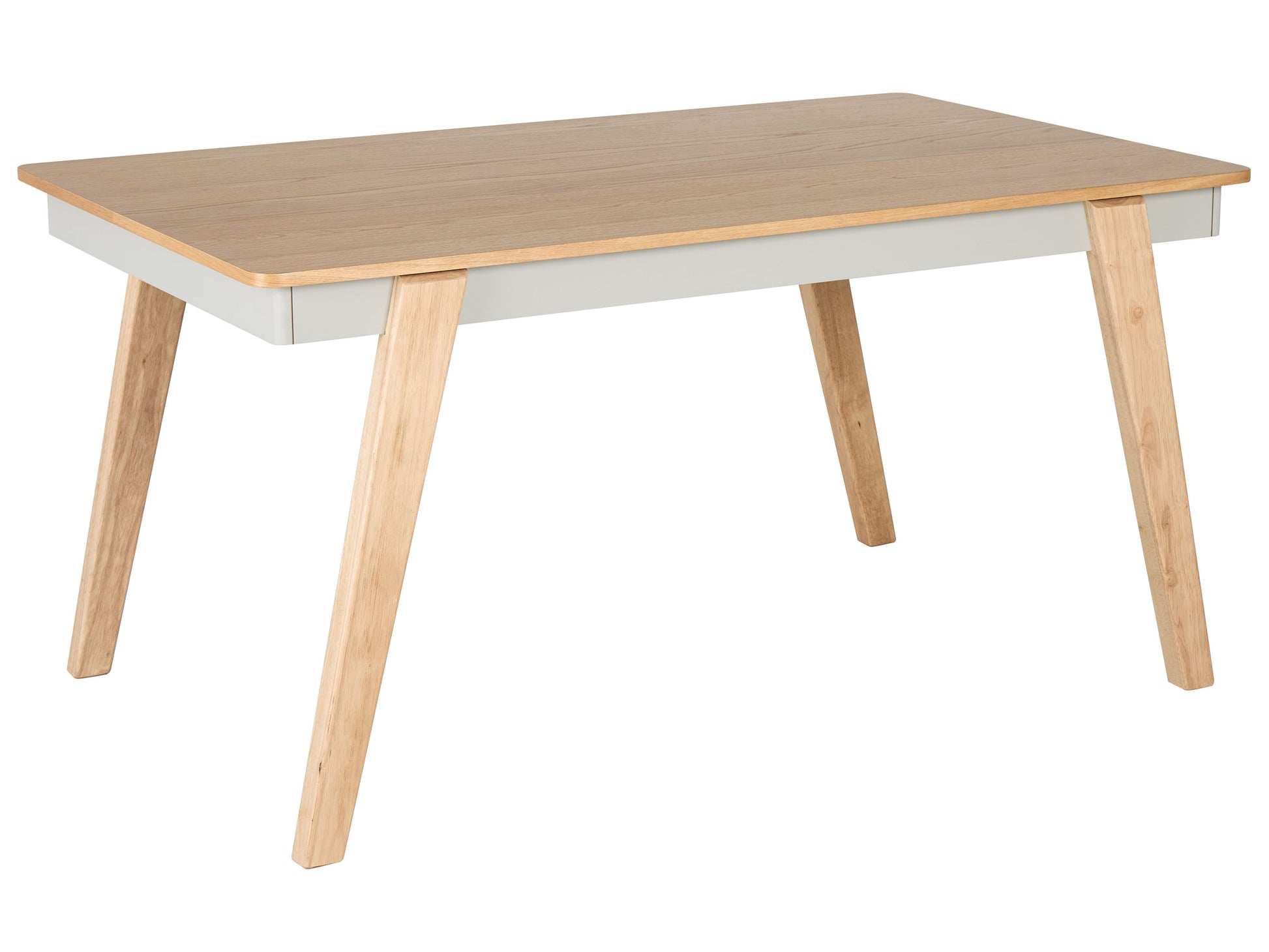 Dining Table PHOLA Light Oak 150 cm 90 cm