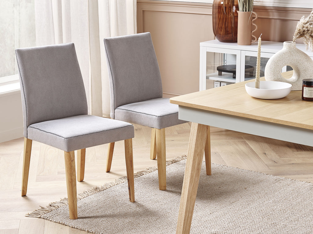 Dining Table PHOLA Light Oak 150 cm 90 cm