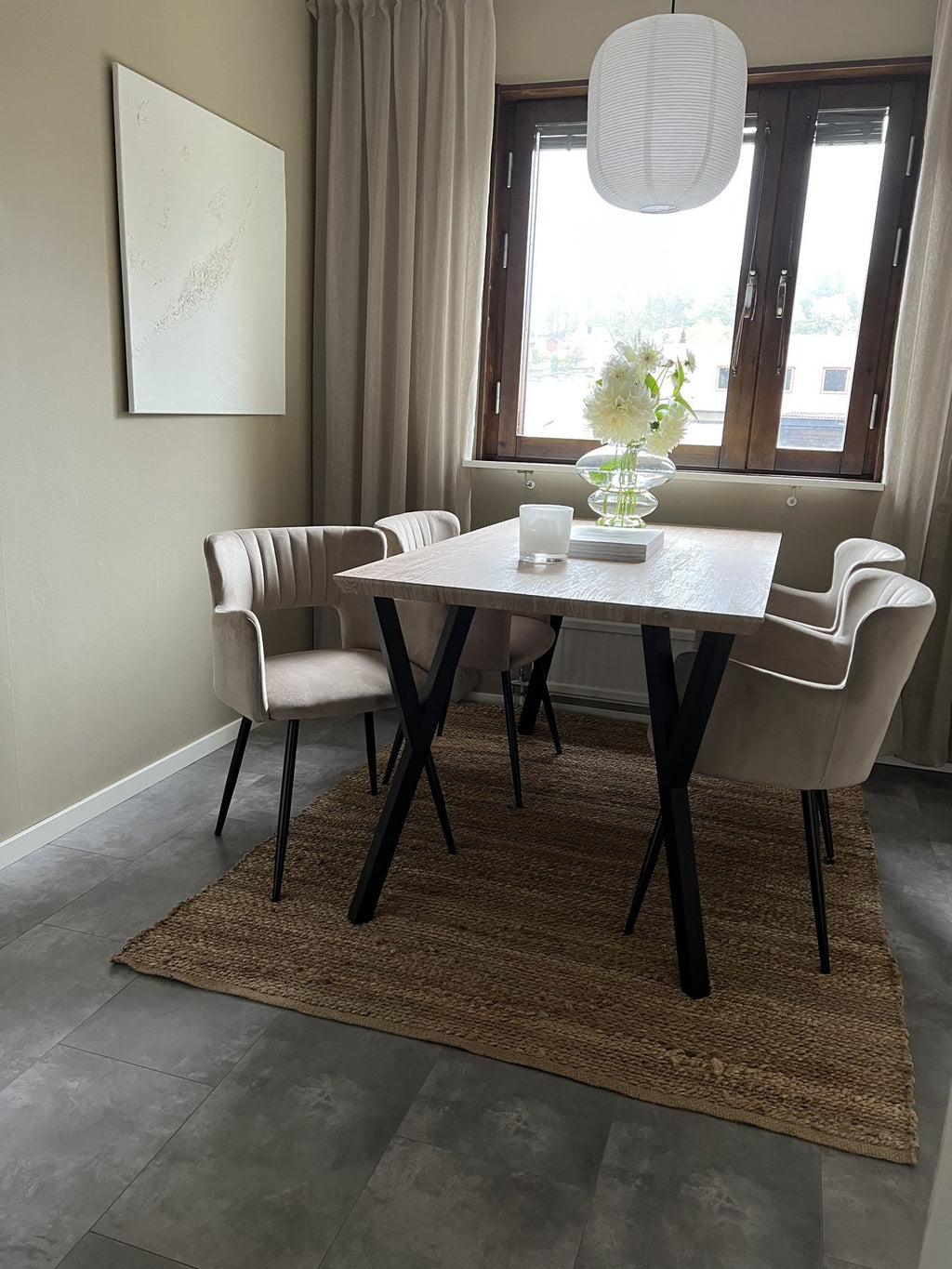 Dining Table BRAVO Light Brown 140 cm 80 cm