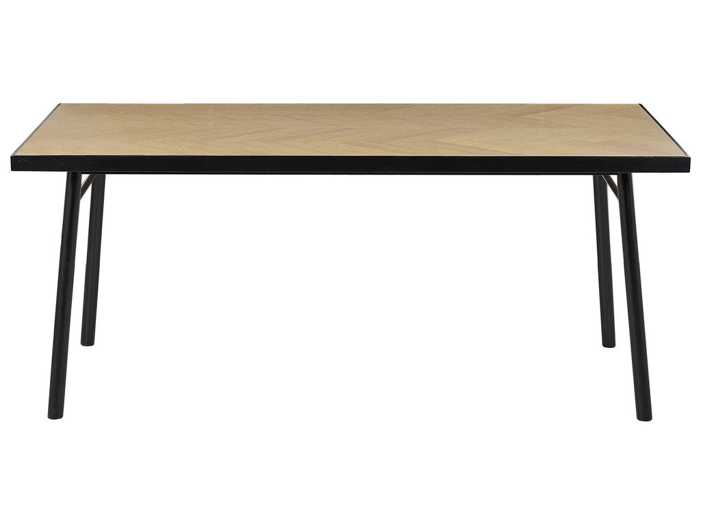 Dining Table IVORIE Light Ash Wood 180 cm 90 cm