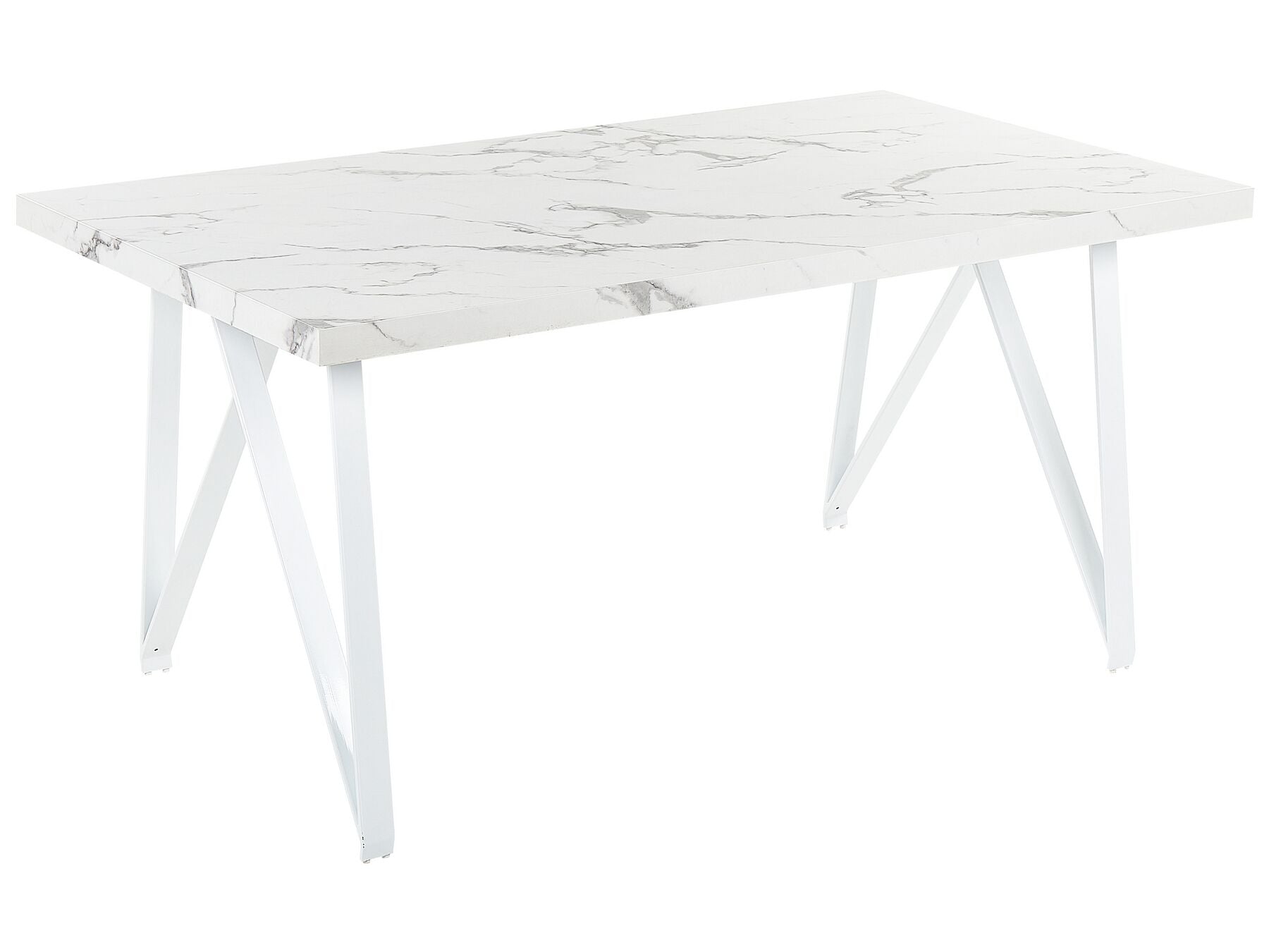 Dining Table GRIEGER White 160 cm 90 cm