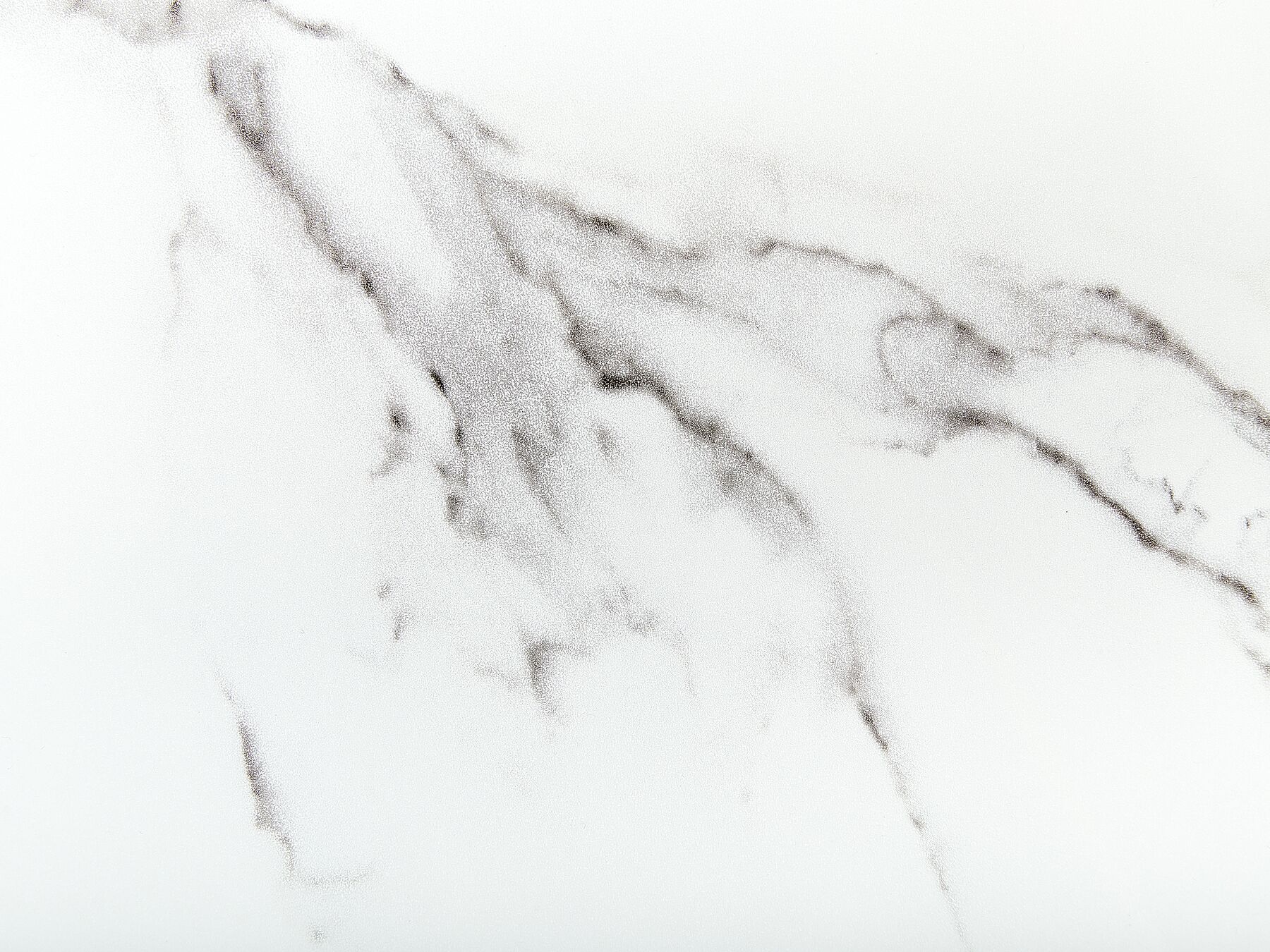 Dining Table ATTICA White Marble 120 cm 70 cm Tempered Glass