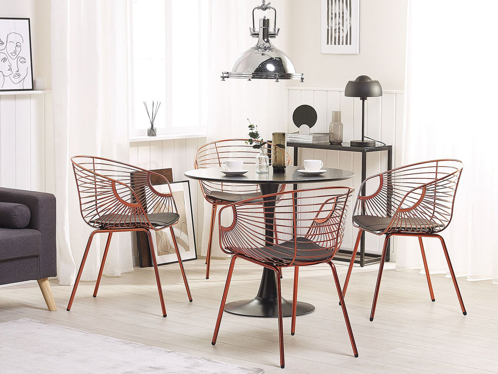 Dining Table BOCA Black 90 cm 90 cm