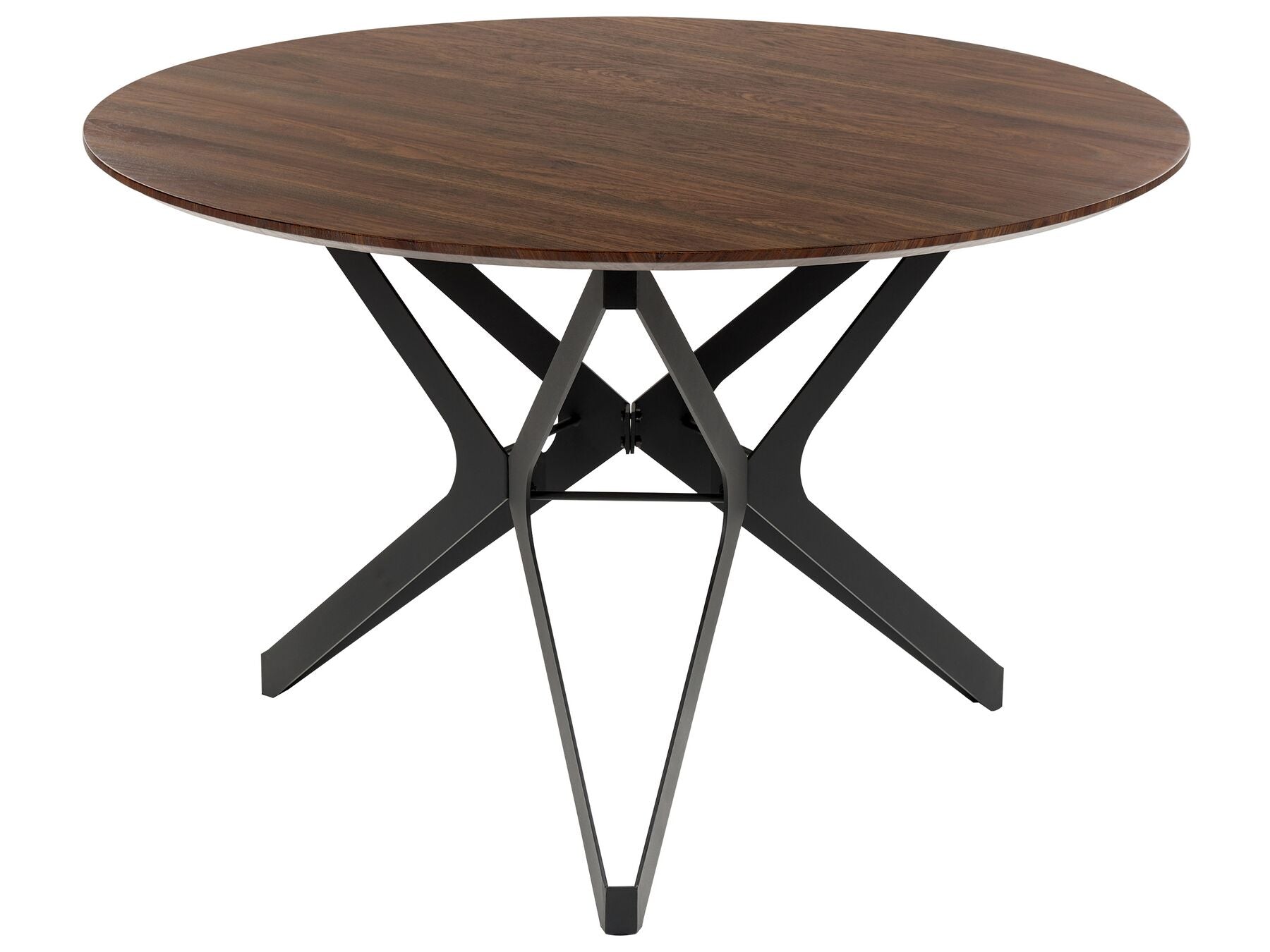 Dining Table ALURE Dark Brown 120 cm 120 cm