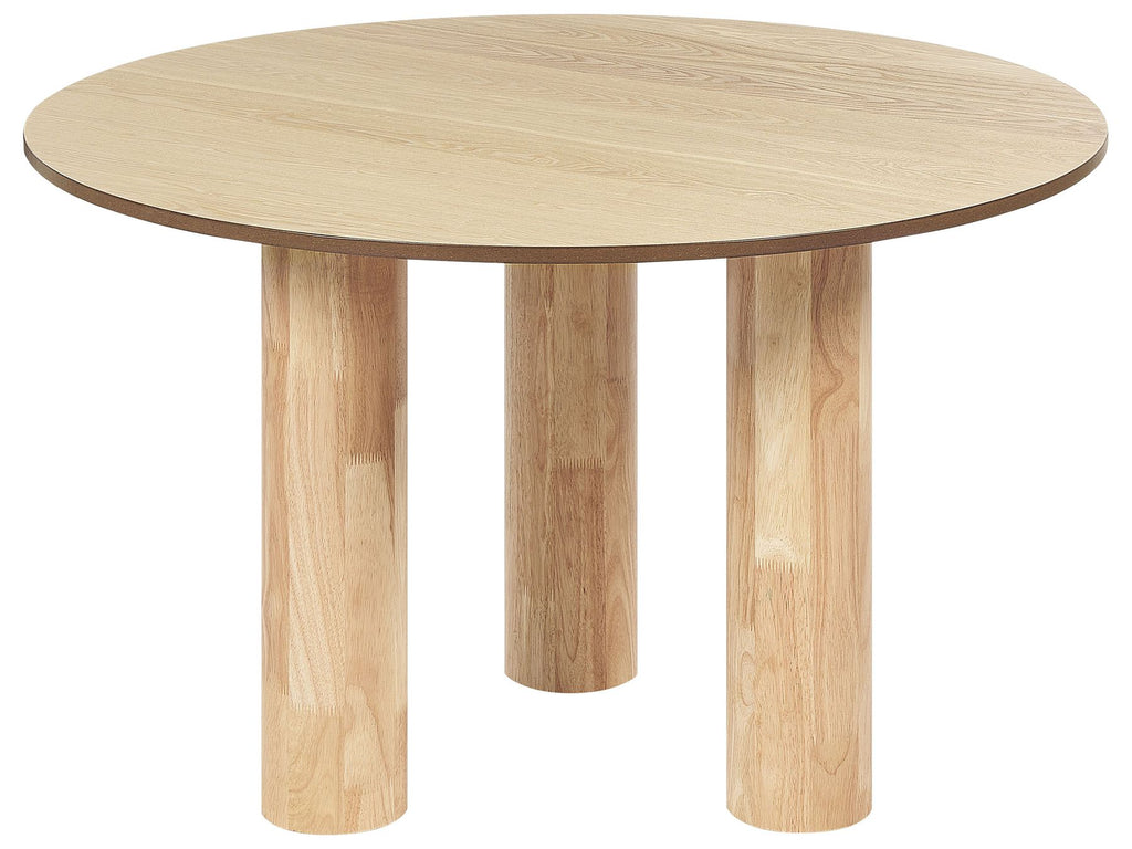 Dining Table ORIN Light Ash Wood 120 cm 120 cm