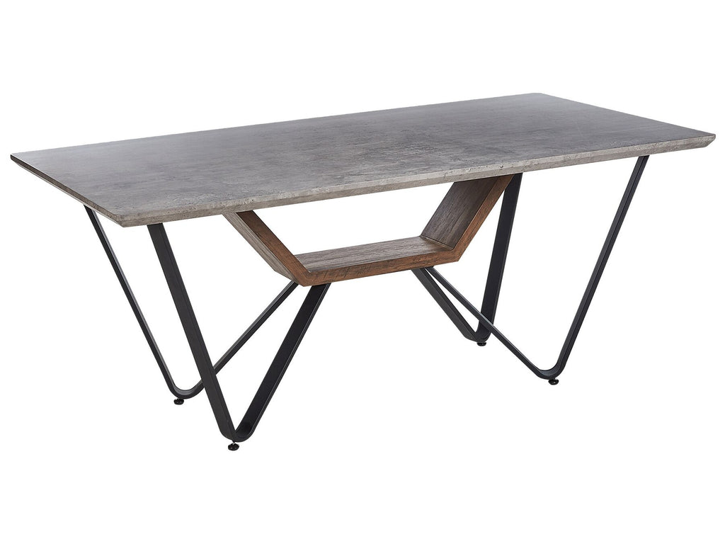 Dining Table BANDURA Grey 180 cm 90 cm